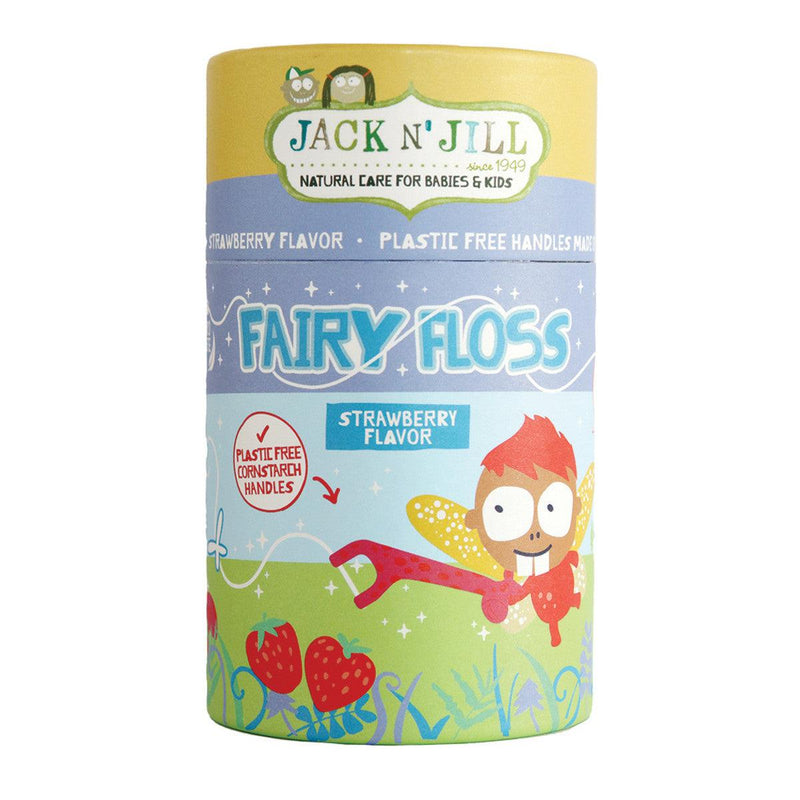 Jack N' Jill Fairy Floss Picks Strawberry x 30 Pack - Wild Health Wellness