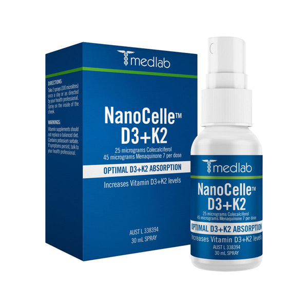 Medlab NanoCelle D3 + K2 30ml - Wild Health Wellness