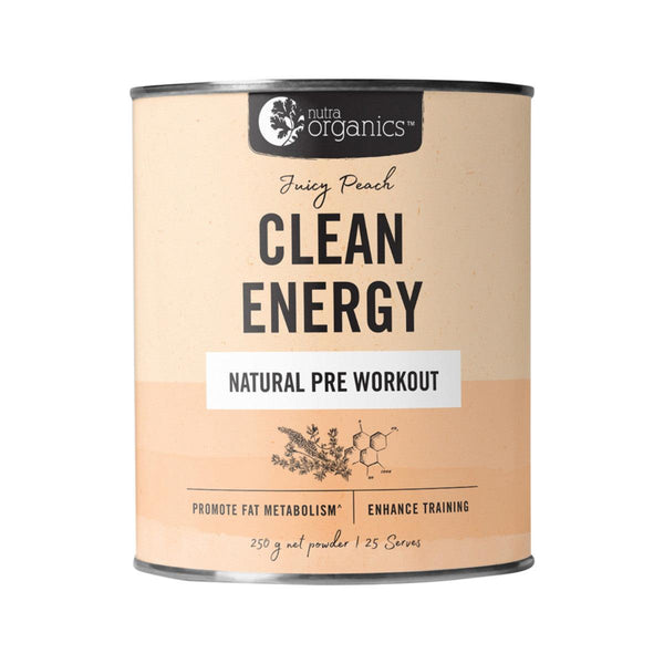 Nutra Organics Clean Energy Jucy Peach - Wild Health Wellness