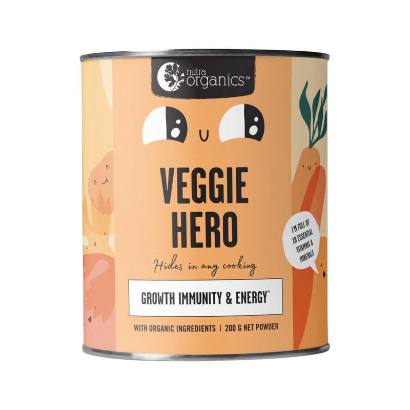 Nutra Organics Veggie Hero (Growth Immunity & Energy) - Wild Health Wellness