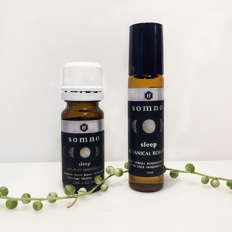 SOMNO (sleep) Botanical Roll On & Essential Oil Set - Wild Health Wellness