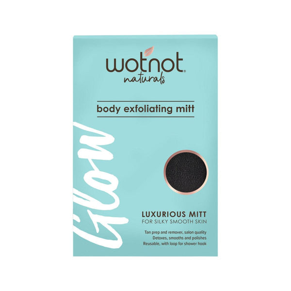 Wotnot Naturals Glow Body Exfoliating Mitt (Luxurious Mitt for for Silky Smooth Skin) - Wild Health Wellness