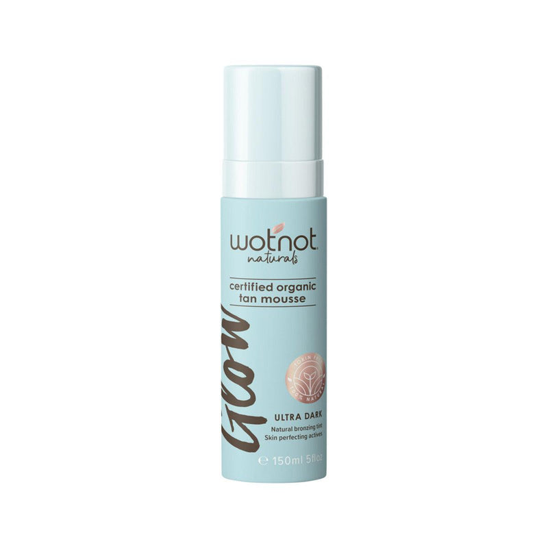 Wotnot Naturals Glow Certified Organic Tan Mousse Dark 150ml - Wild Health Wellness